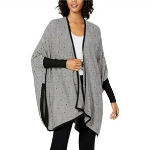 Alfani Black and White Diamond Duster